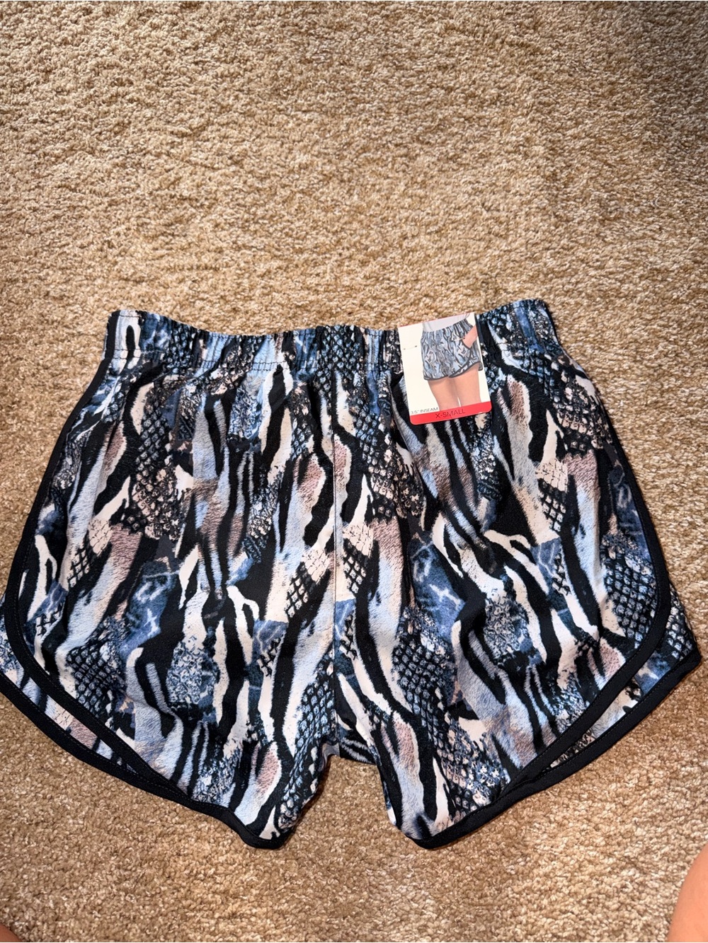 Calvin Klein Animal-Print Athletic Shorts